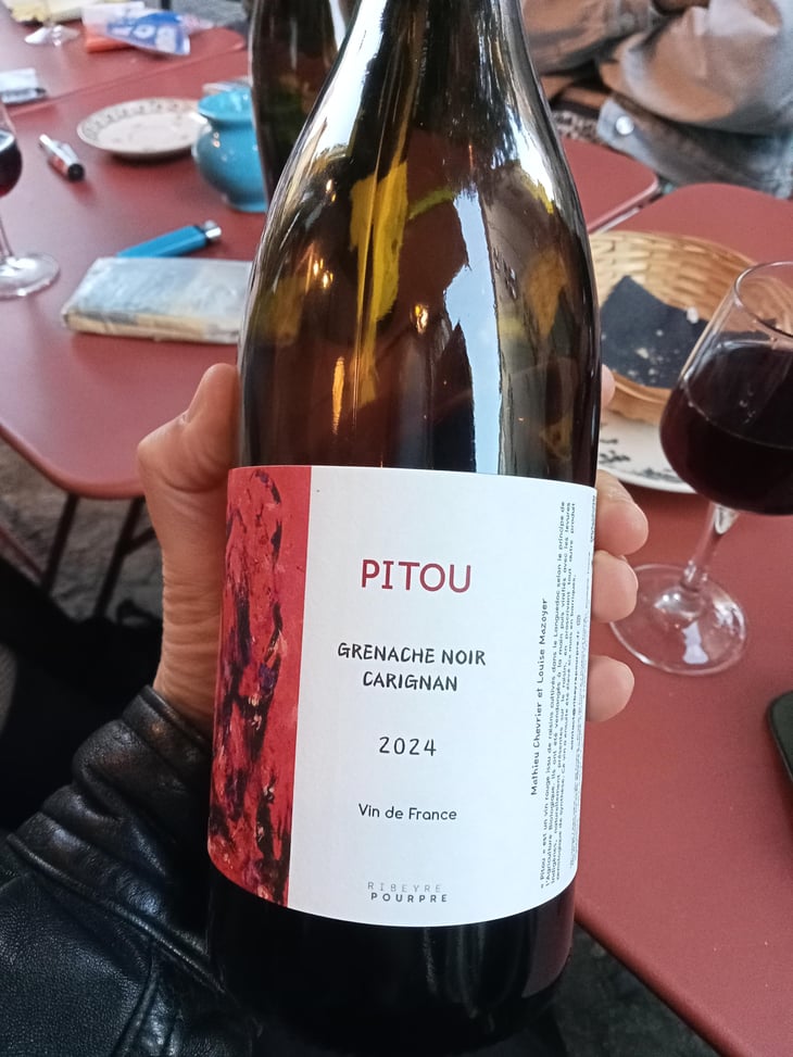 Pitou - Domaine Ribeyre Pourpre - Mathieu Chevrier & Louise Mazoyer -2024