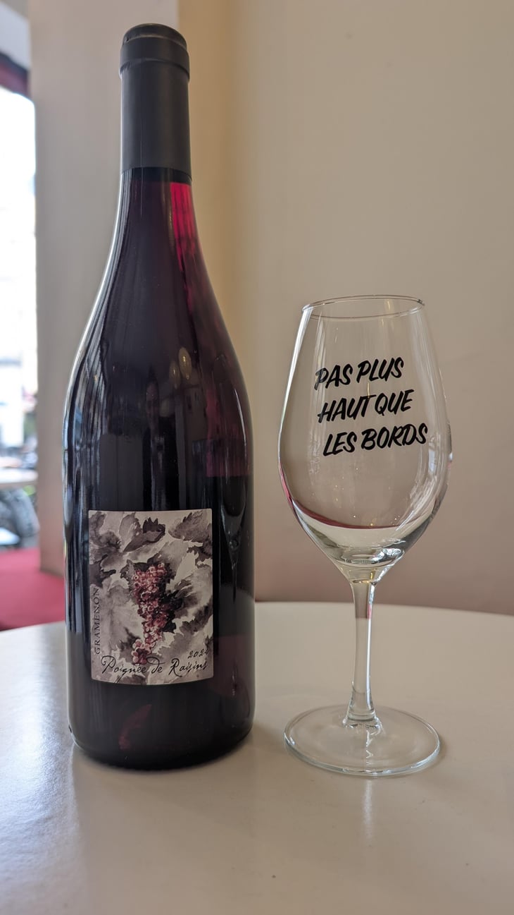 Poignée de Raisin - Domaine Gramenon - Michèle Aubéry-Laurent & Maxime-Francois Laurent 