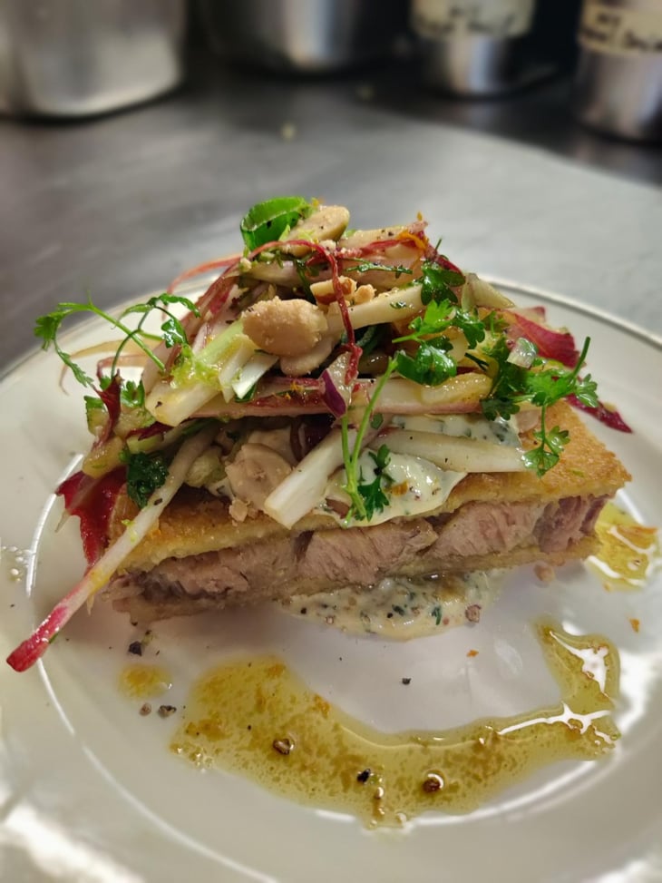 Poitrine De Cochon Panée. - Le Margo - 879342
