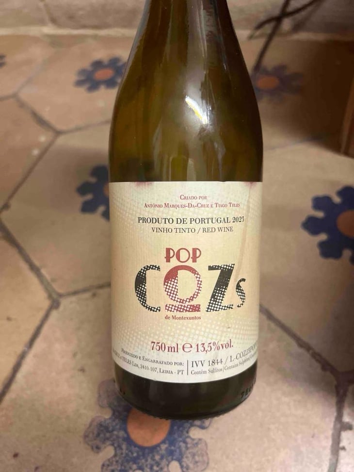 Pop COZs Tinto - Quinta dos Cozinheiros - Tiago Teles and Antonio Marques Da Cruz -2022