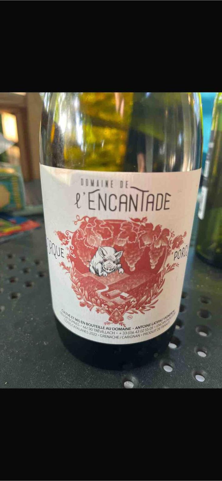 Porque Porcus - Domaine de l'Encantade - Antoine Latipau -2020