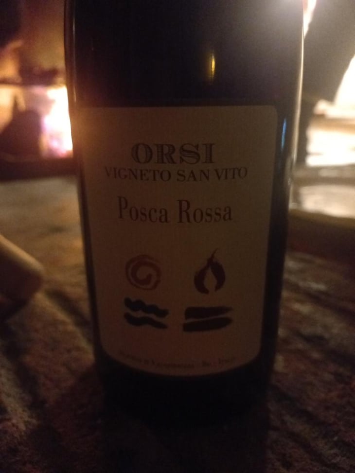 Posca Rossa - Orsi Vigneto San Vito - Federico Orsi 