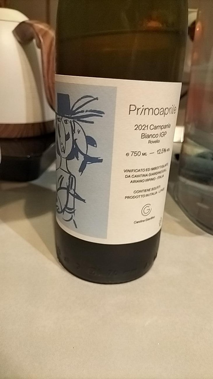 Primo Aprile - Cantina Giardino - Antonio Di Gruttola & Daniela De Gruttola -2018