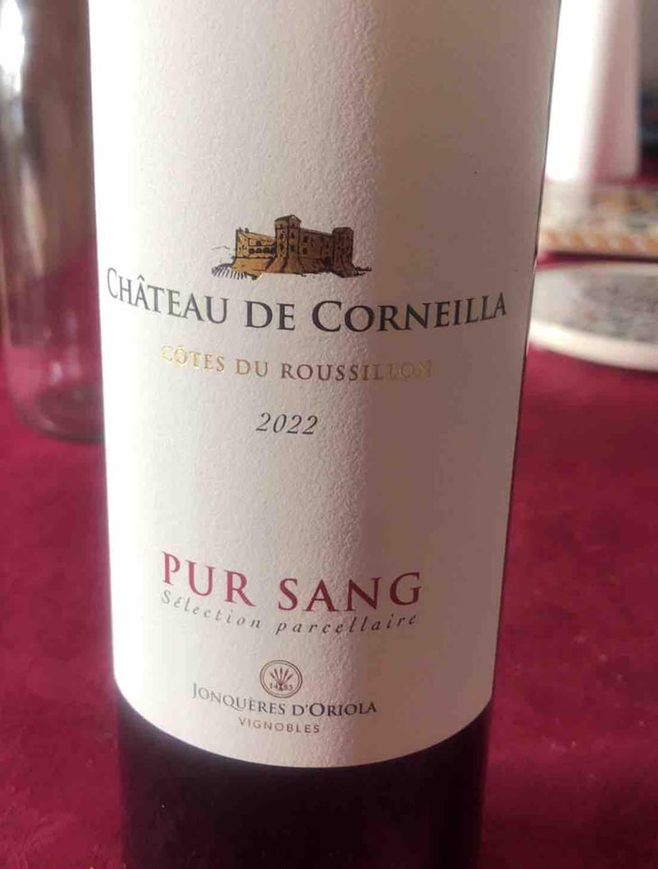 Pur sang - Chateau de Corneilla - Jonquères d’Oriola -2022