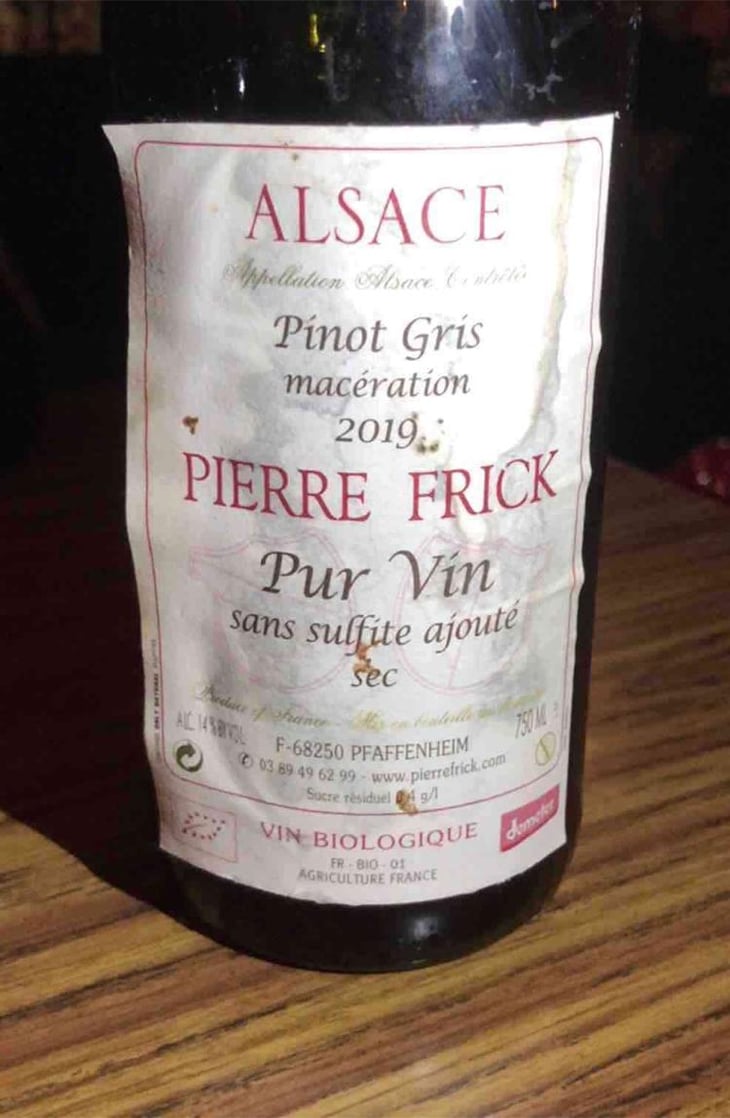 Riesling Pur vin - Domaine Pierre Frick - Jean-Pierre, Chantal et Thomas Frick -2021