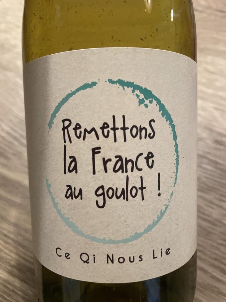 Remettons la France au goulot - De Vini - Vini Libre - Christophe Bosque 