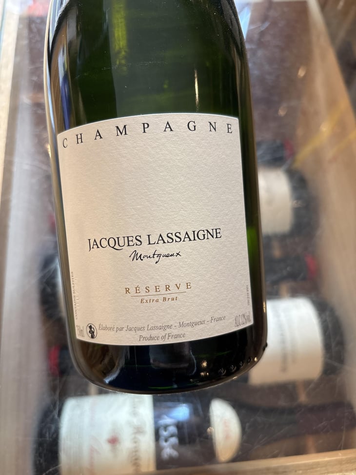 Réserve Extra Brut - Champagne Jacques Lassaigne - Emmanuel Lassaigne 