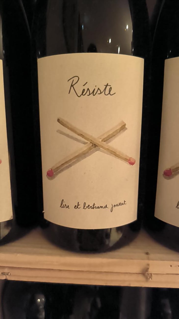 Résiste - Domaine Jousset - Lise & Bertrand Jousset -2019