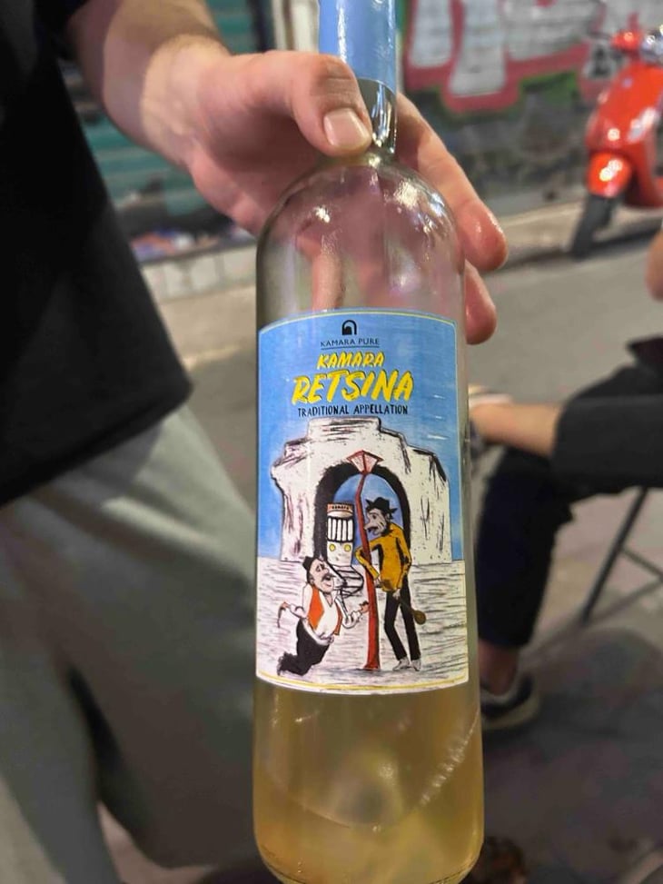 Retsina organic - Kamara Winery - Dimitrios Kioutsoukis -2021