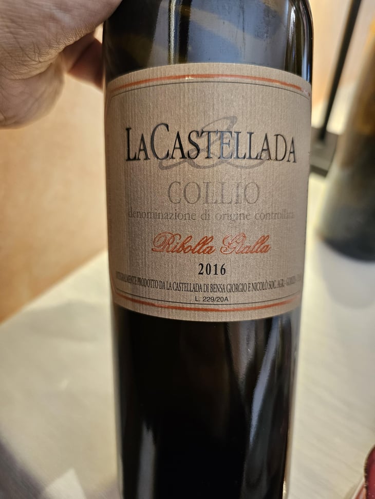 Ribolla Gialla - La Castellada - Giorgio Bensa 