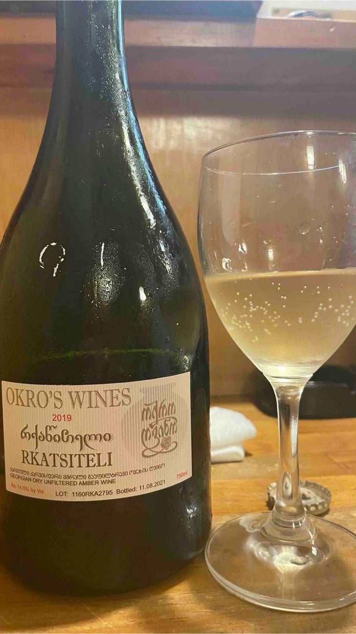 Rkatsiteli Pet Nat - Okro's Wines - John Okruashvili 