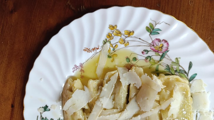 Turle Di Patate, Taggiasche, Menta E Bruss In Burro All'arancia E San Sté Di Fossa - L’Articiocca Cucina e Bottega - 1308542