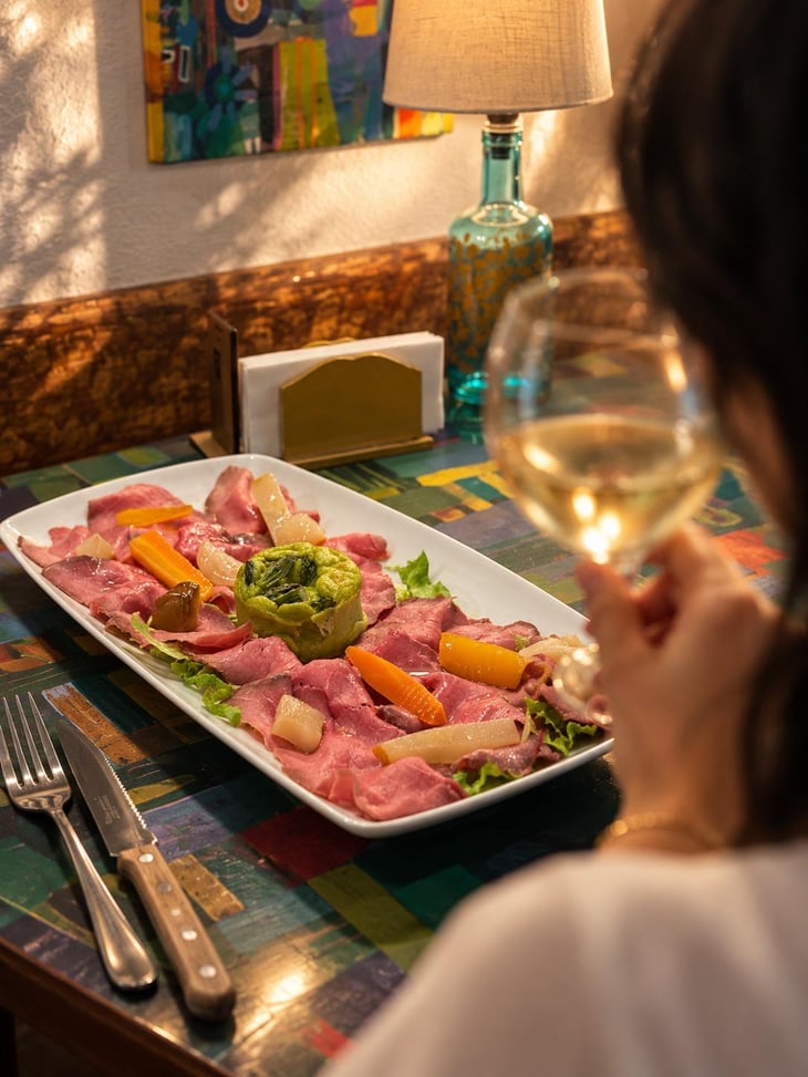 Roastbeef Con Flan Di Asparagi - Enoteca Internazionale - 1406894