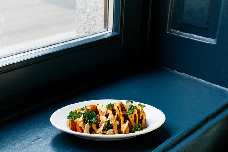 Roasted Pumpkin And White Bean Pisto With Parsley Oil - COR Wine & Pintxos - 865261