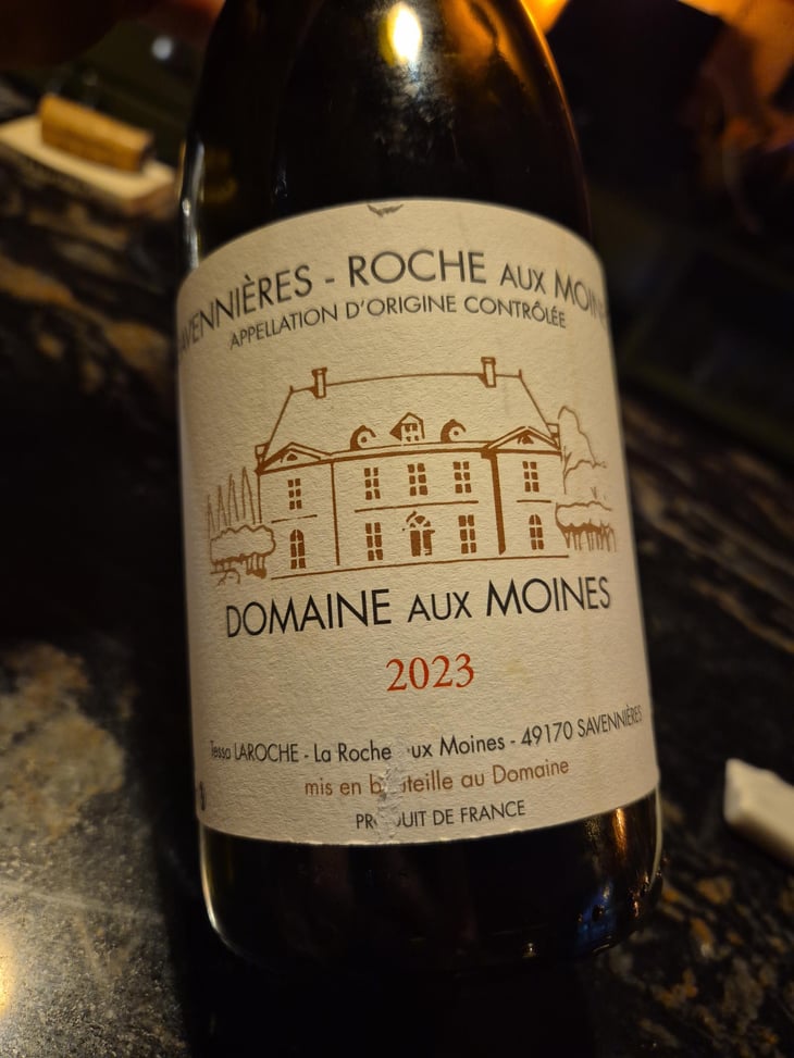 Roche Aux Moines - Domaine aux Moines - Monique & Tessa Laroche -2022