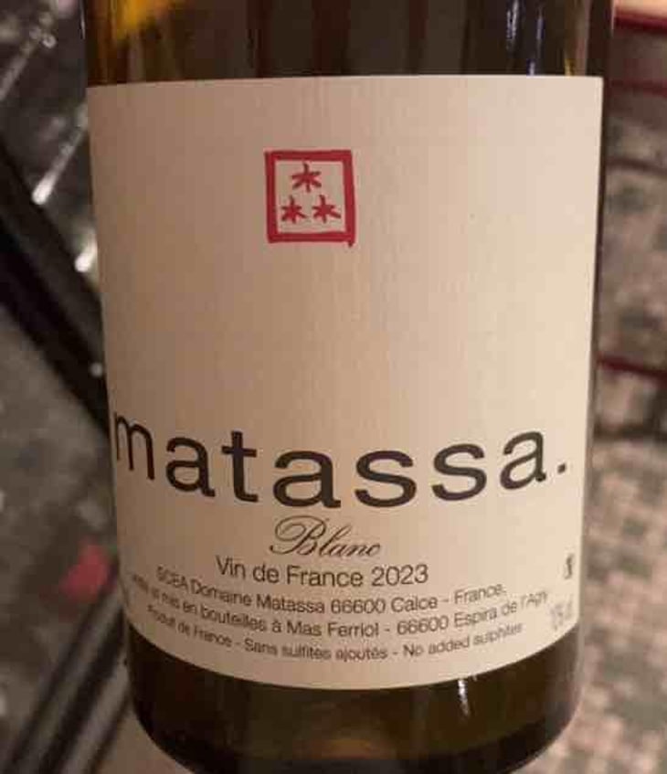 Romanissa - Domaine Matassa - Tom Lubbe 