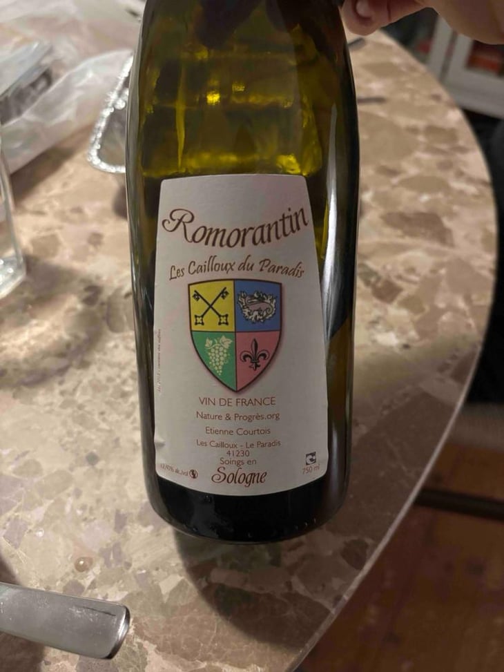 Romorantin - Les Cailloux du Paradis - Claude & Etienne Courtois 