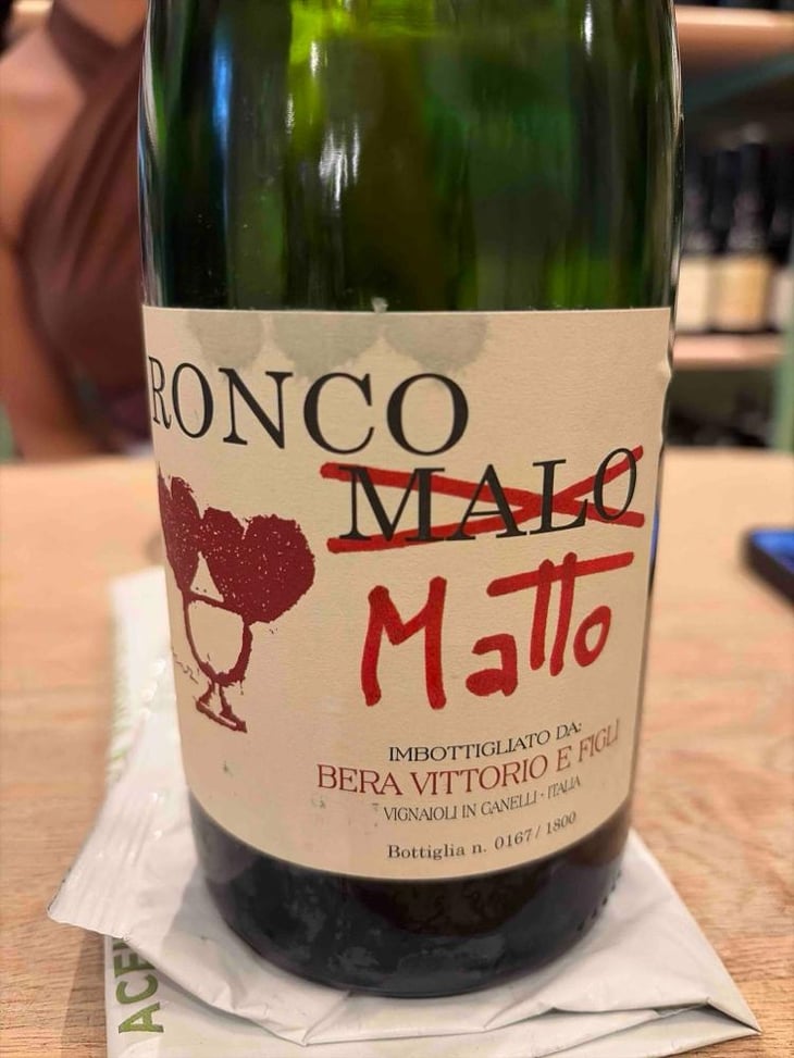 Ronco Matto - Azienda Agricola Vittorio Bera & Figli - Alessandra e Gianluigi Bera -2020