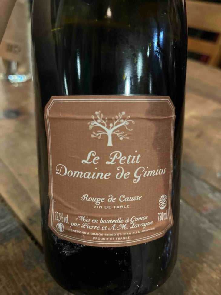 Rouge de Causse - Le Petit Domaine de Gimios - Anne-Marie Lavaysse 
