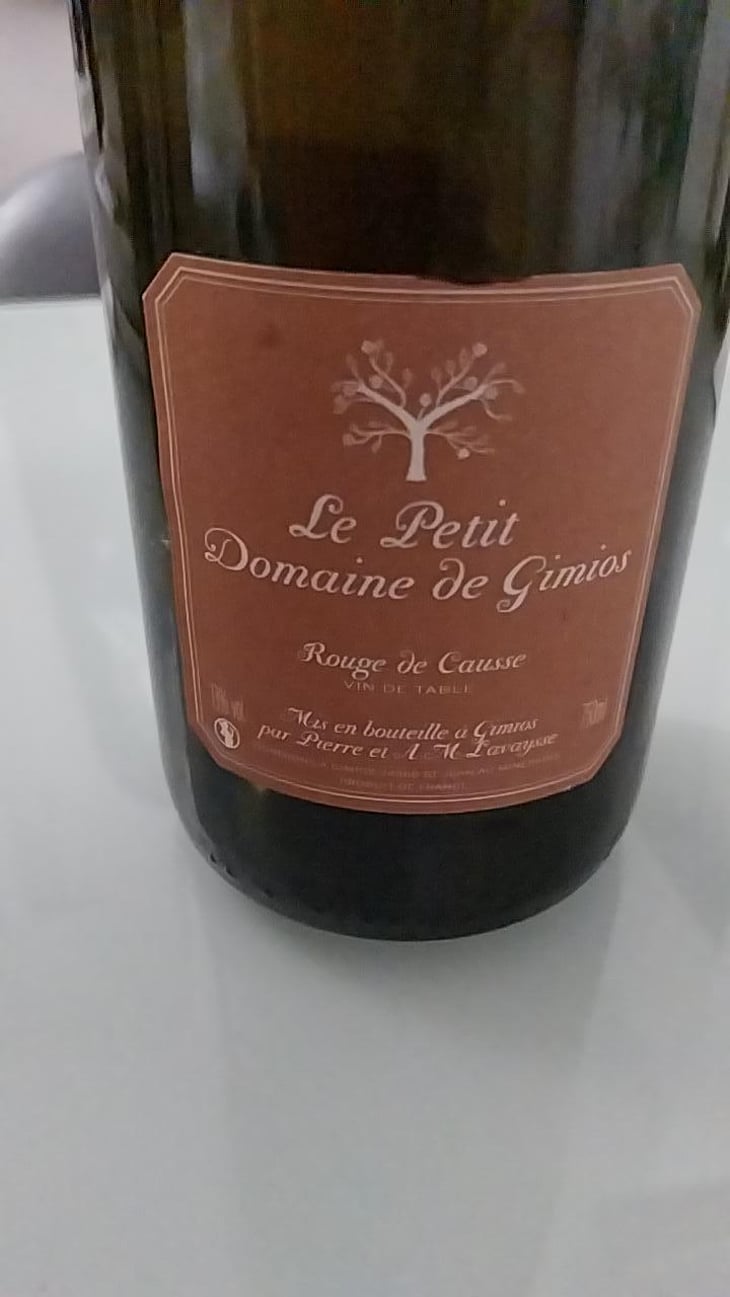Rouge de Causse - Le Petit Domaine de Gimios - Anne-Marie Lavaysse 