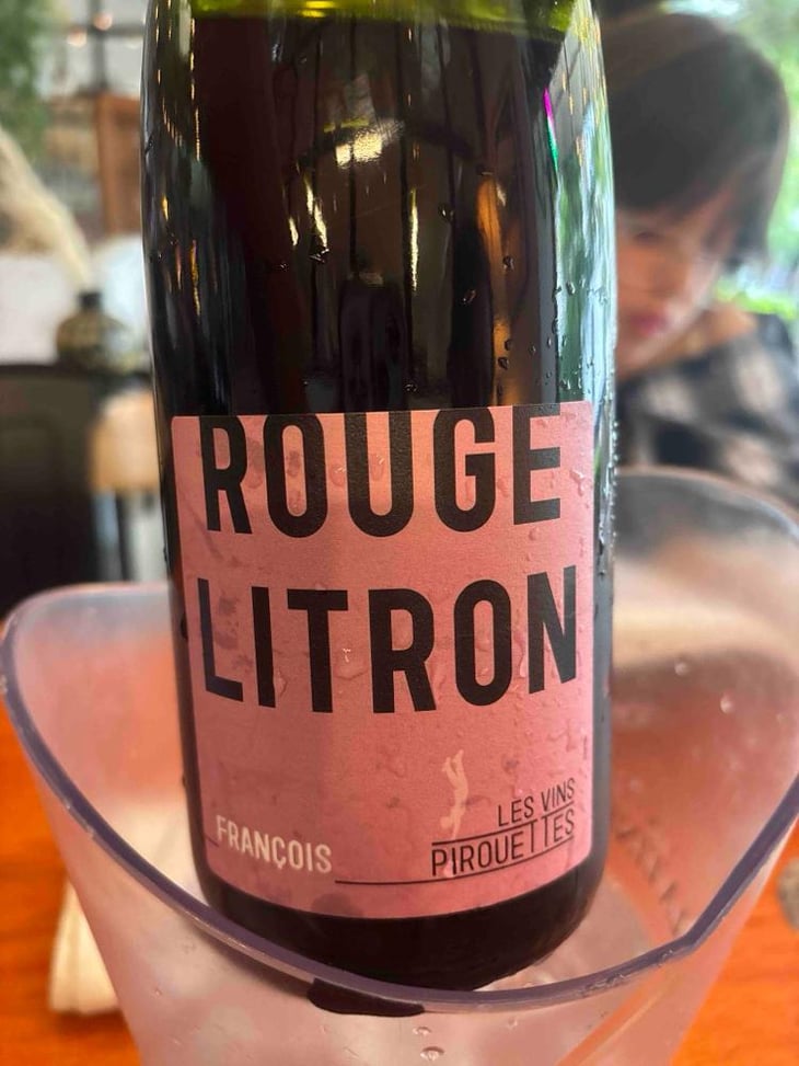 Rouge Litron de David - Les Vins Pirouettes - Pierre Sanchez, Rémi Ségura & Xavier Couturier 