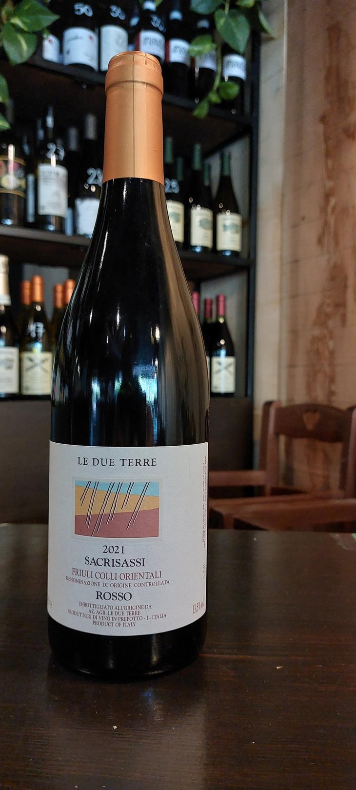 Sacrisassi rosso - Le Due Terre - Silvana Forte, Flavio e Cora Basilicata -2018