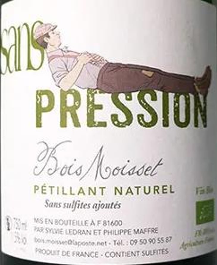 Sans Pression - Domaine Ferme Bois Moisset - Sylvie & Philippe Maffre 