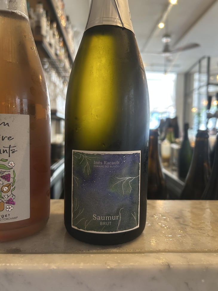 Saumur brut - domaine des bleues - Ines Racault 