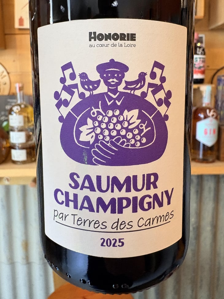 Saumur Champigny - Terres des carmes - Collectif de vignerons Honorie -2025