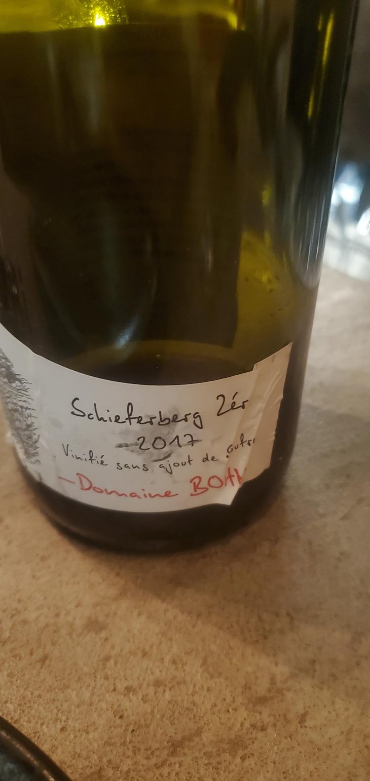 Schieferberg Zéro - Domaine Bohn - Bernard & Arthur Bohn 