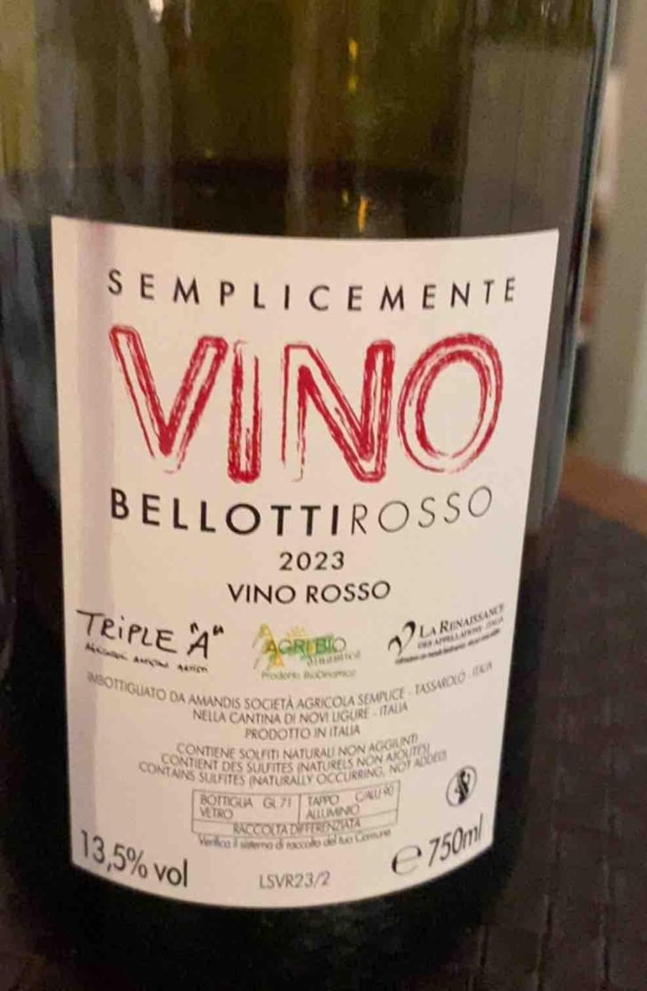 Semplicemente Vino Rosso - Cascina degli Ulivi - Ilaria Bellotti 