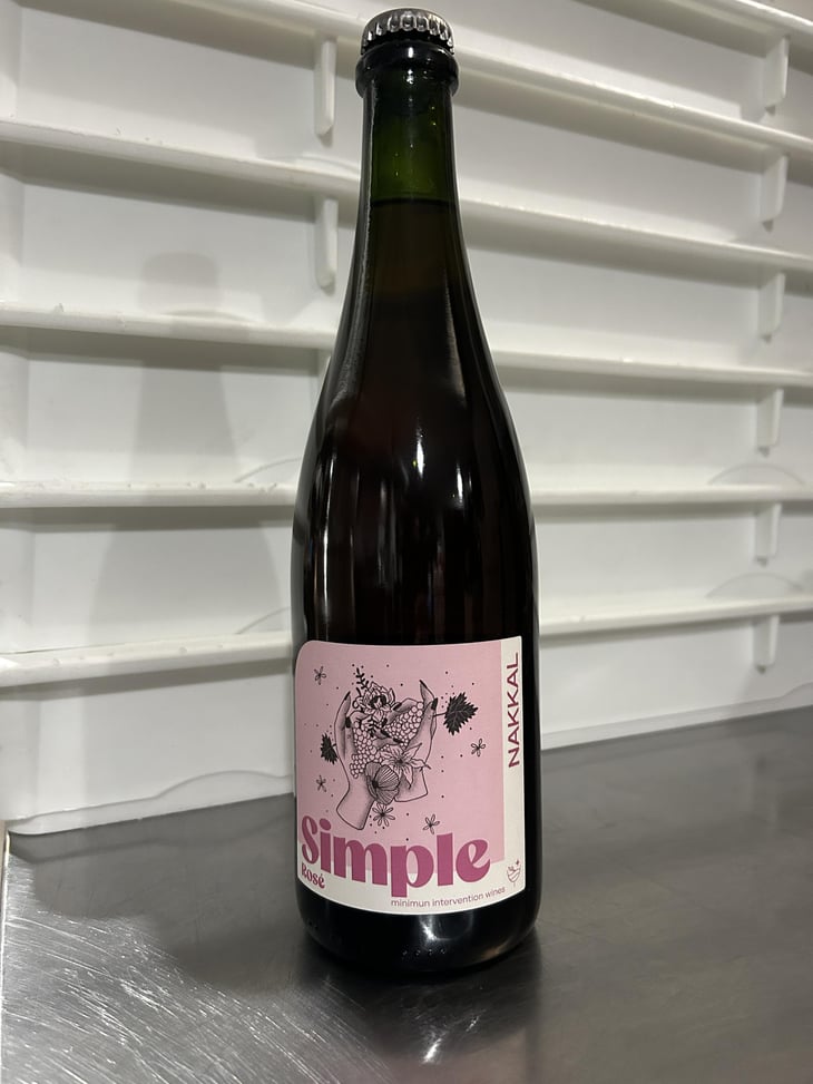 Simple Pet-Nat Rosé - Proyecto Nakkal - Nicolás Monforte, Santiago Degasperi and Bruno Bresesti 
