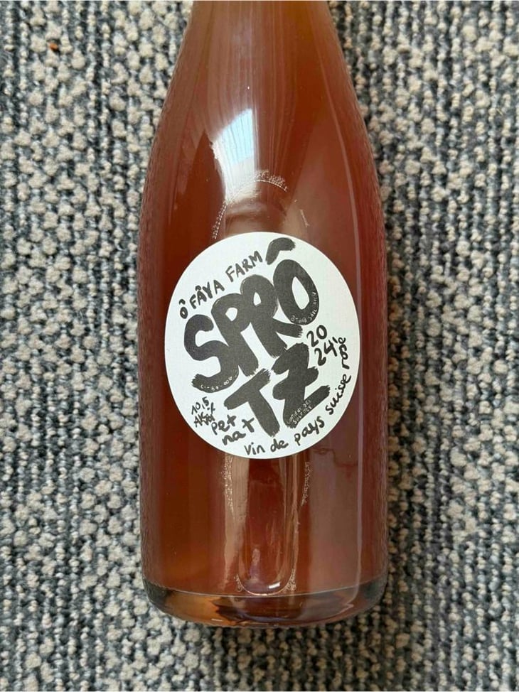 Sprotz Rosé Pet-Nat 2024 - Ô Fâya Farm - Ilona Hunkeler, Alain Bizard & Denis Sauthier 