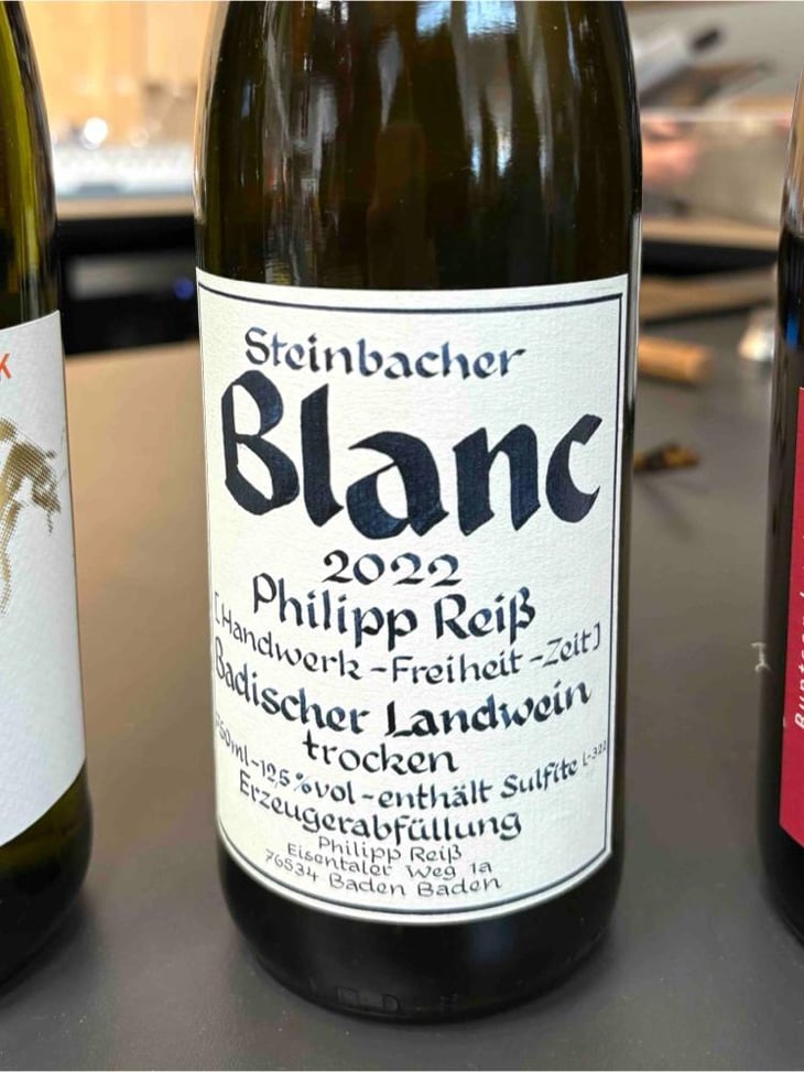 Steinbacher Blanc - Weingut Philipp Reiss - Philipp Reiss -2022