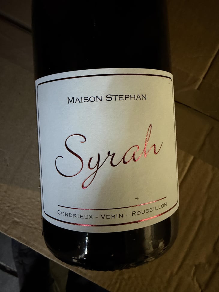 Syrah - Maison Stéphan - Romain, Jean-Michel et Dorian Stéphan 