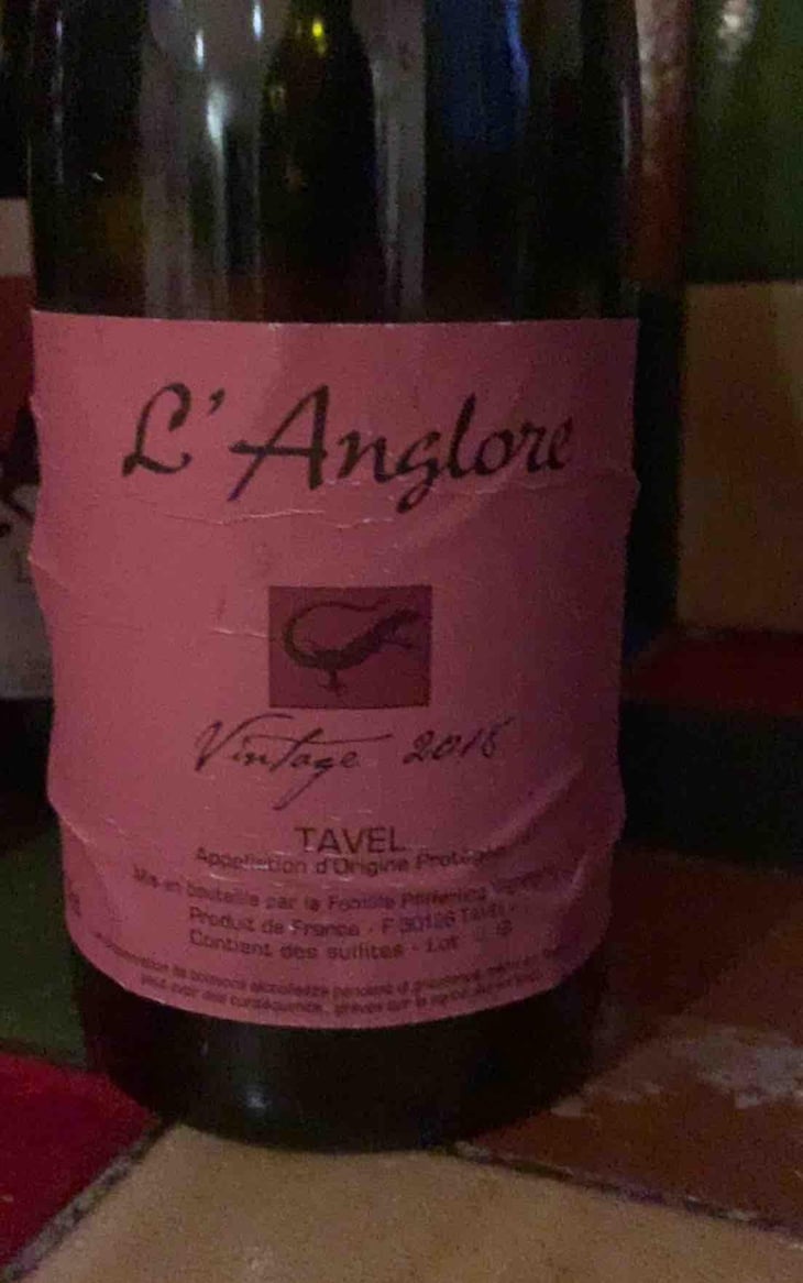 Tavel - Vintage - L'Anglore - Éric, Thibault & Joris Pfifferling 