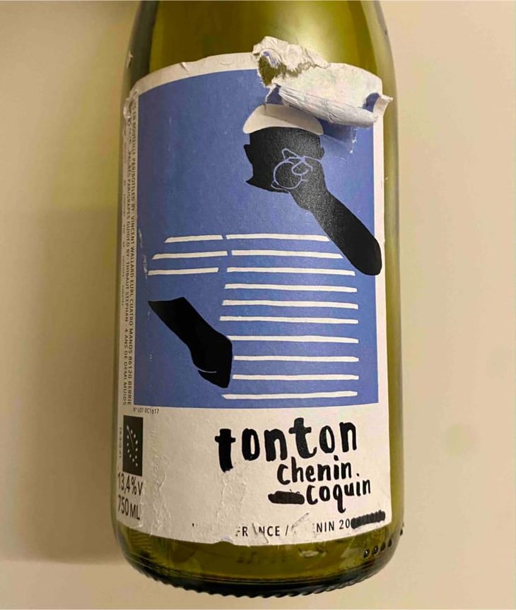 Tonton Chenin Très Coquin - Cuatro Manos - Les Vins Tonton - Vincent Wallard 