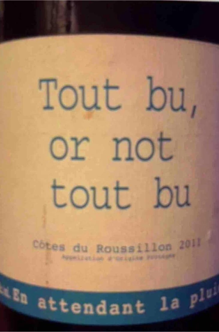 Tout Bu Or Not To Bu - Domaine du Possible - Loïc Roure 