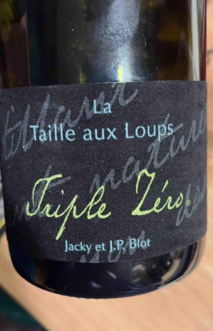 Triple Zéro - La Taille aux Loups - Jacky Blot 