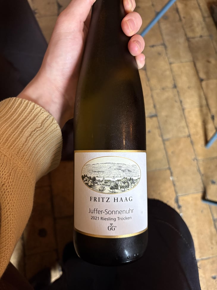 Trocken Braunenburger Juffer Sonnenuhr - Weingut Fritz Haag - Fritz Haag -2018