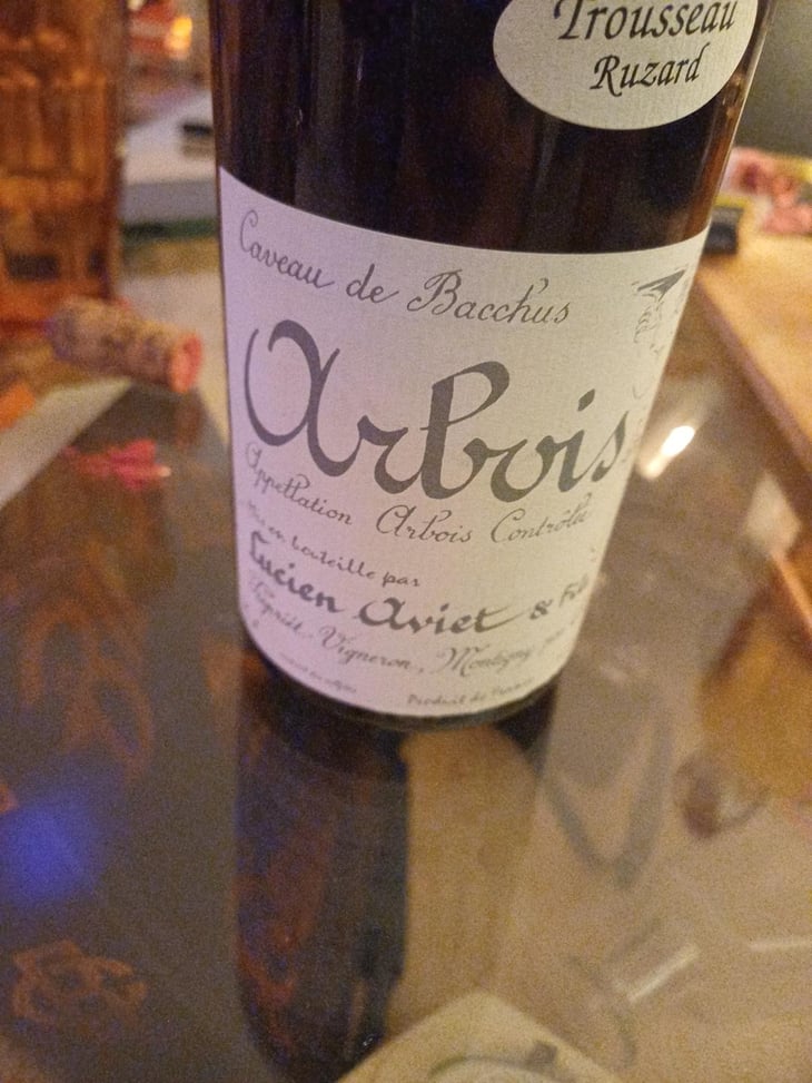 Trousseau Nonceau - Domaine Lucien Aviet & Fils - Caveau de Bacchus - Vincent Aviet -2020