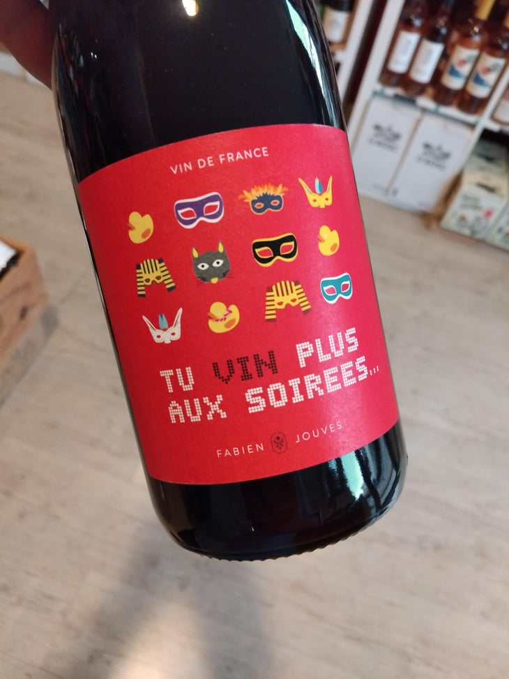 Tu Vin Plus Aux Soirées (new label) - Mas del Périé - Fabien Jouves 