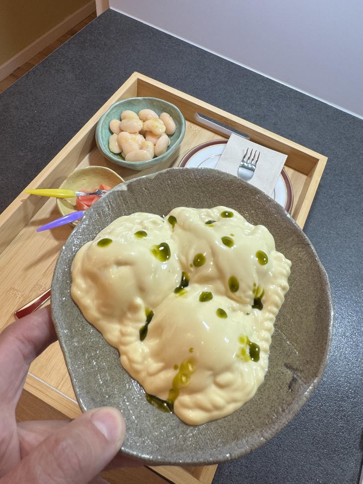 Œufs Mayo With Parsley Oil (Our Vegetarian April Special) - wir2liebenwein - 1359213