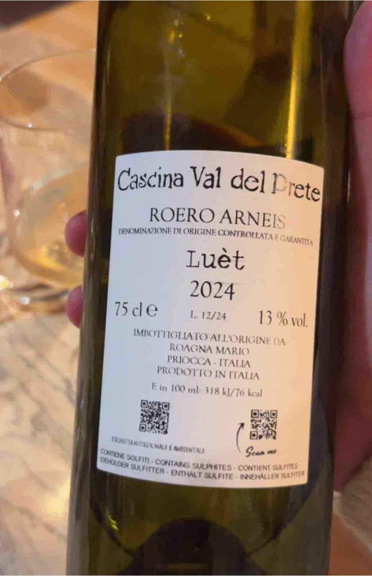 Val Del Prete ‘Luèt’ - Cascina VAL DEL PRETE - Mario Roagna 
