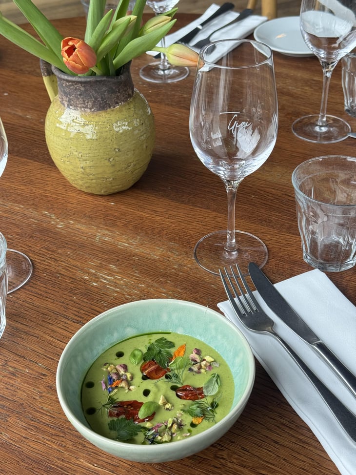 Velouté Glacé Aux Courgette - Gigi Cucina & Bar - 1349716