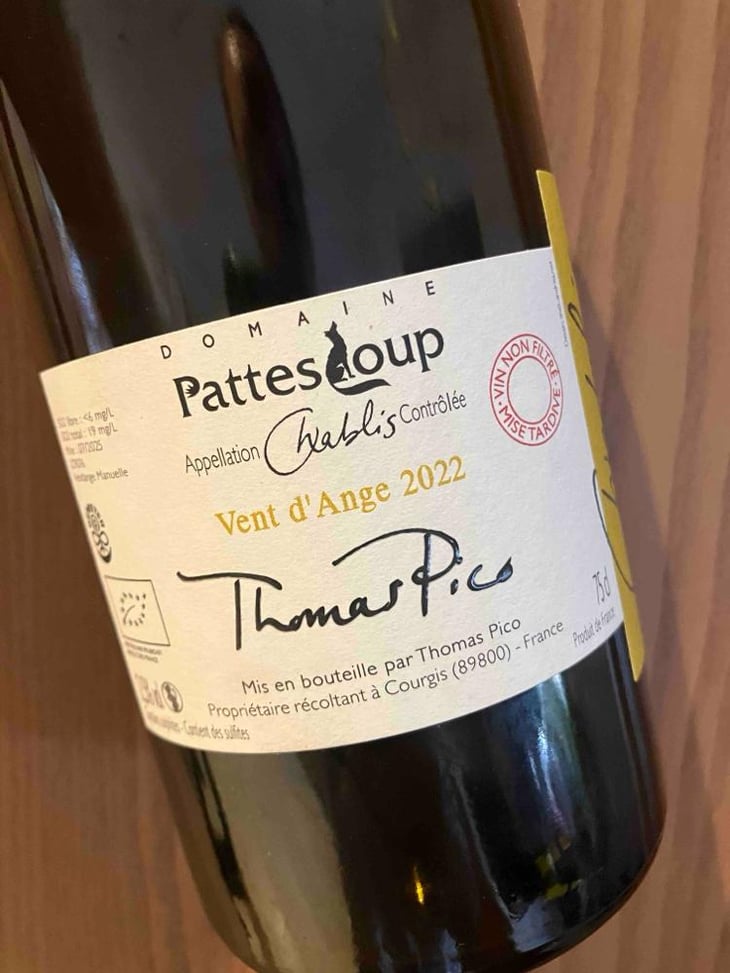 Vent d'Anges - Domaine Pattes Loup - Thomas Pico 