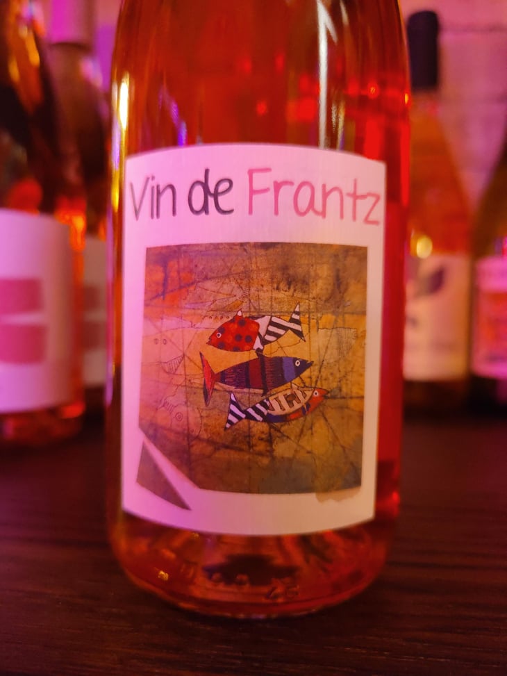 Vin de Frantz Rosé - Un Saumon Dans la Loire - Marie Thibault & Frantz Saumon 