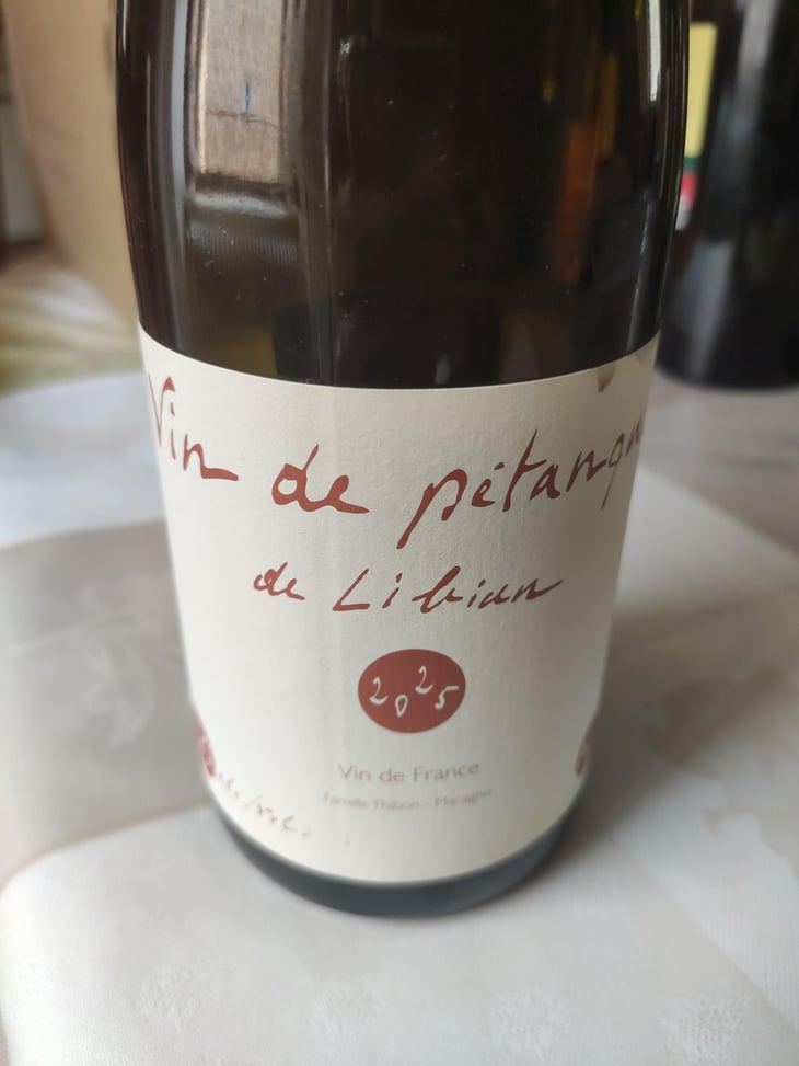Vin de Pétanque - Mas de Libian - Hélène Thibon 