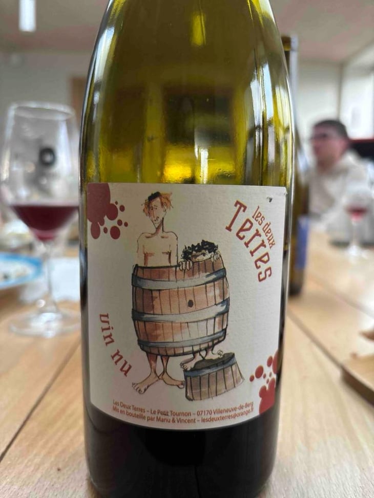 Vin Nu Rouge - Les Deux Terres - Vincent Fargier & Emmanuel Cunin -2022