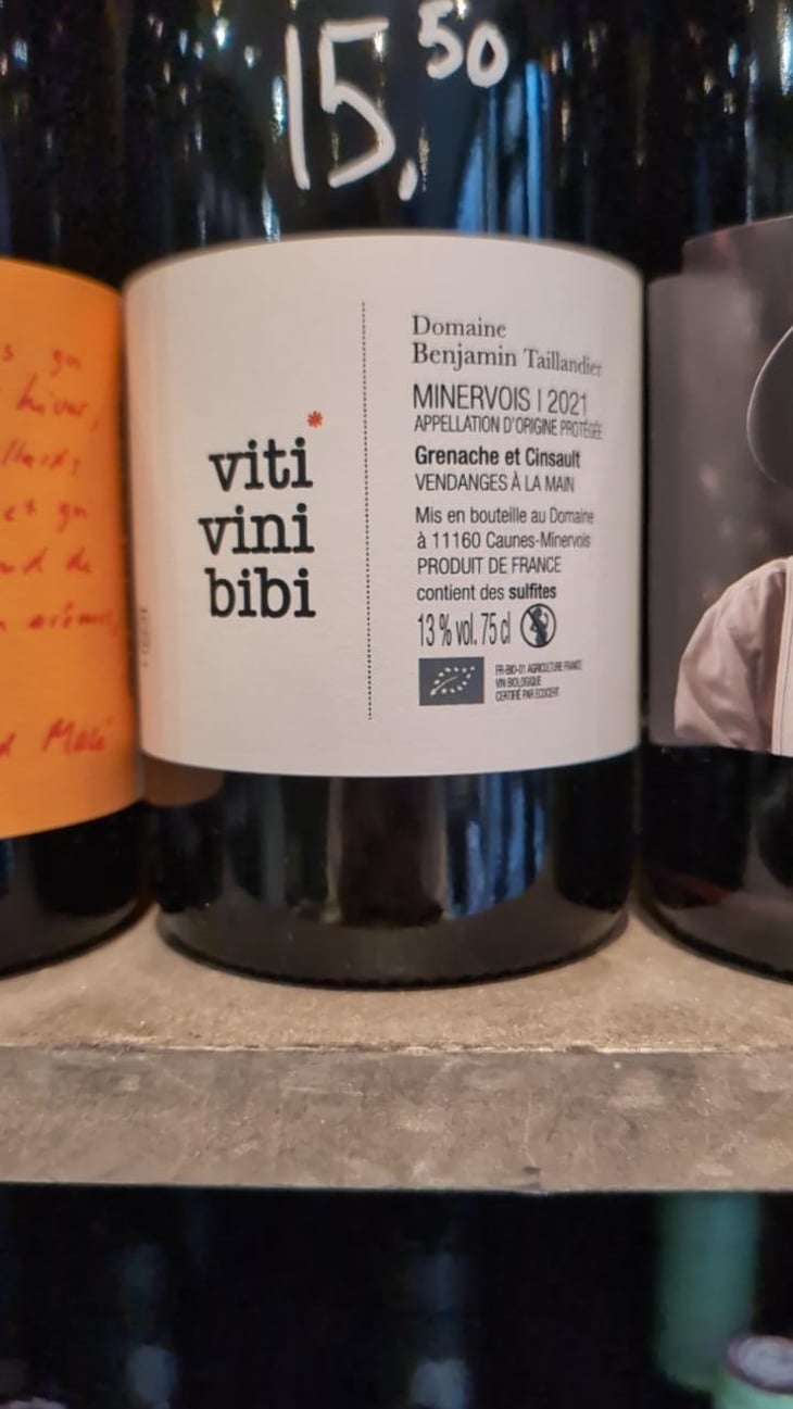 Viti Vini Bibi - Domaine Benjamin Taillandier - Benjamin Taillandier 
